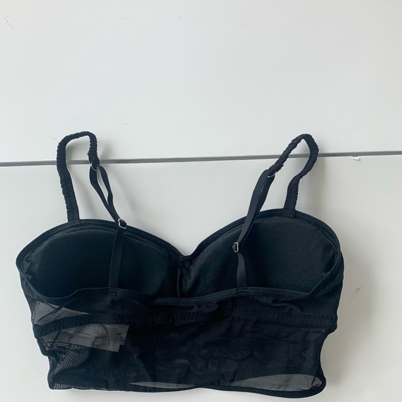 Bralette black mesh. NWT - Picture 2 of 3